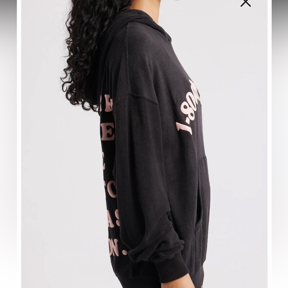 1-800 Logo High Pile Fleece Hoodie - Picture 3 of 13